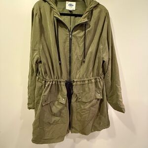 Old Navy Sage Utility Jacket with Hood